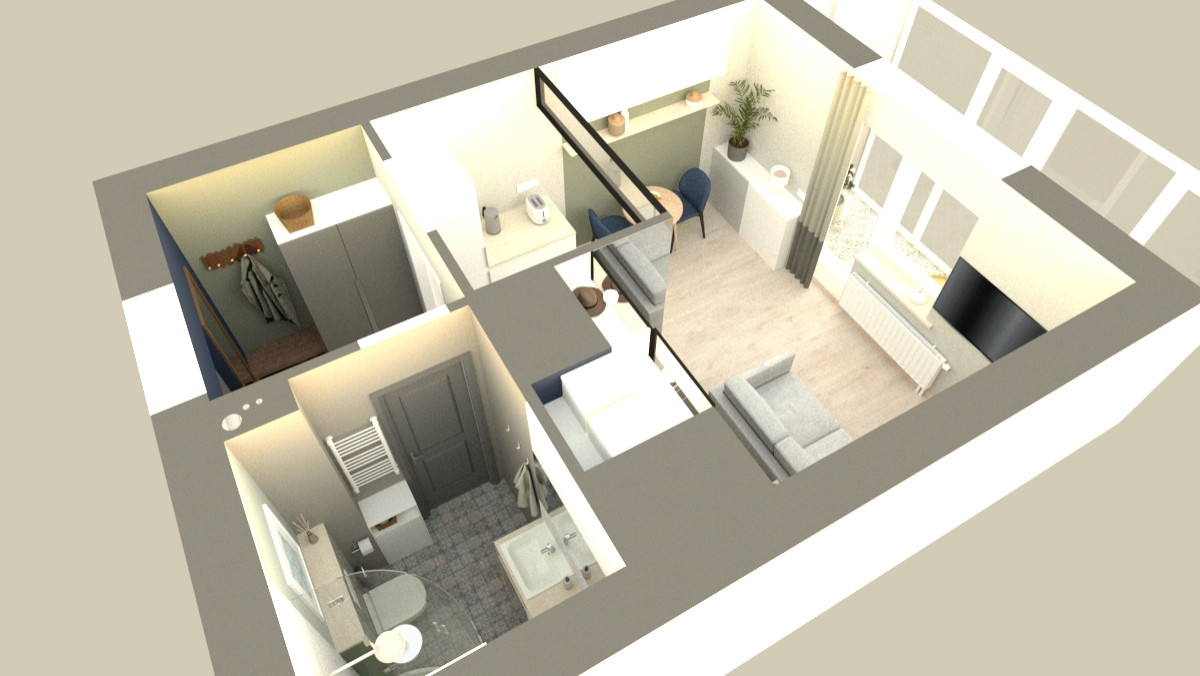 Квартира-студия на ул.Бабушкина