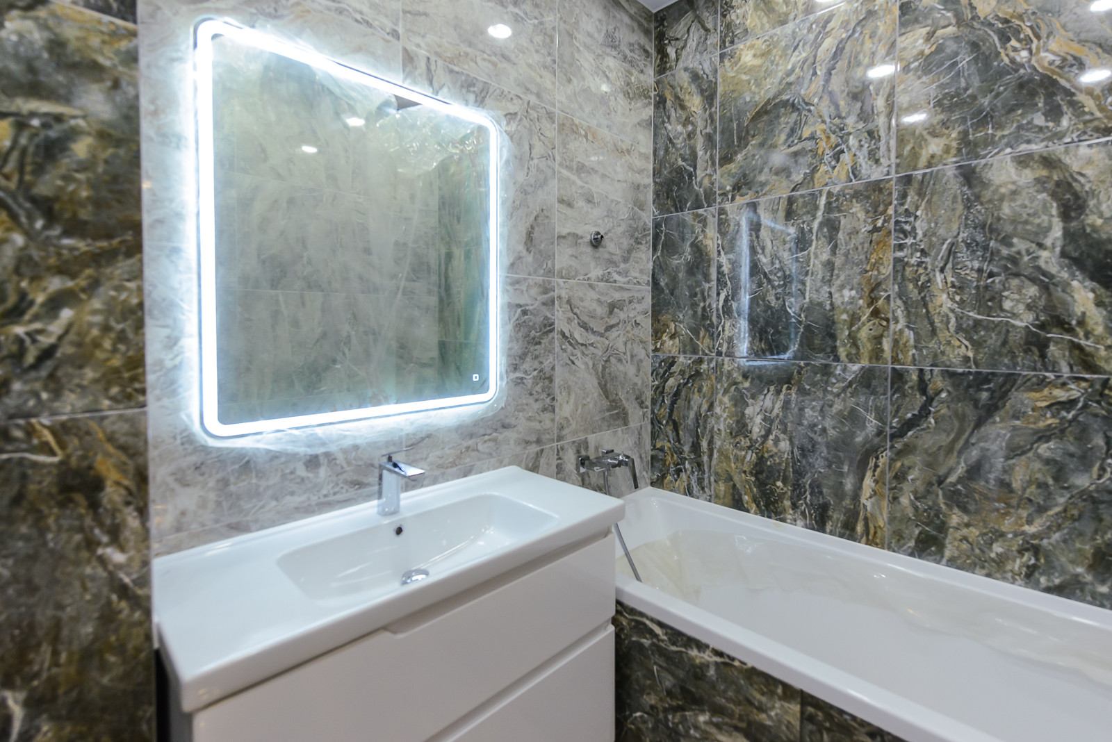 Ванные комнаты и санузлы. Подборка наших работ.