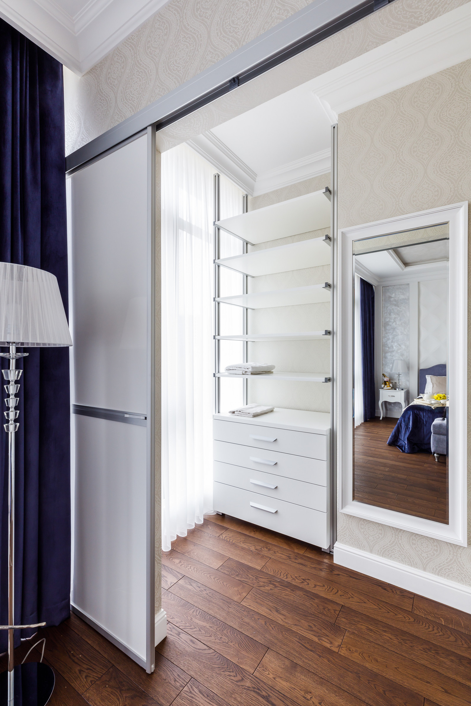 Интерьер спальни в стиле эклектика