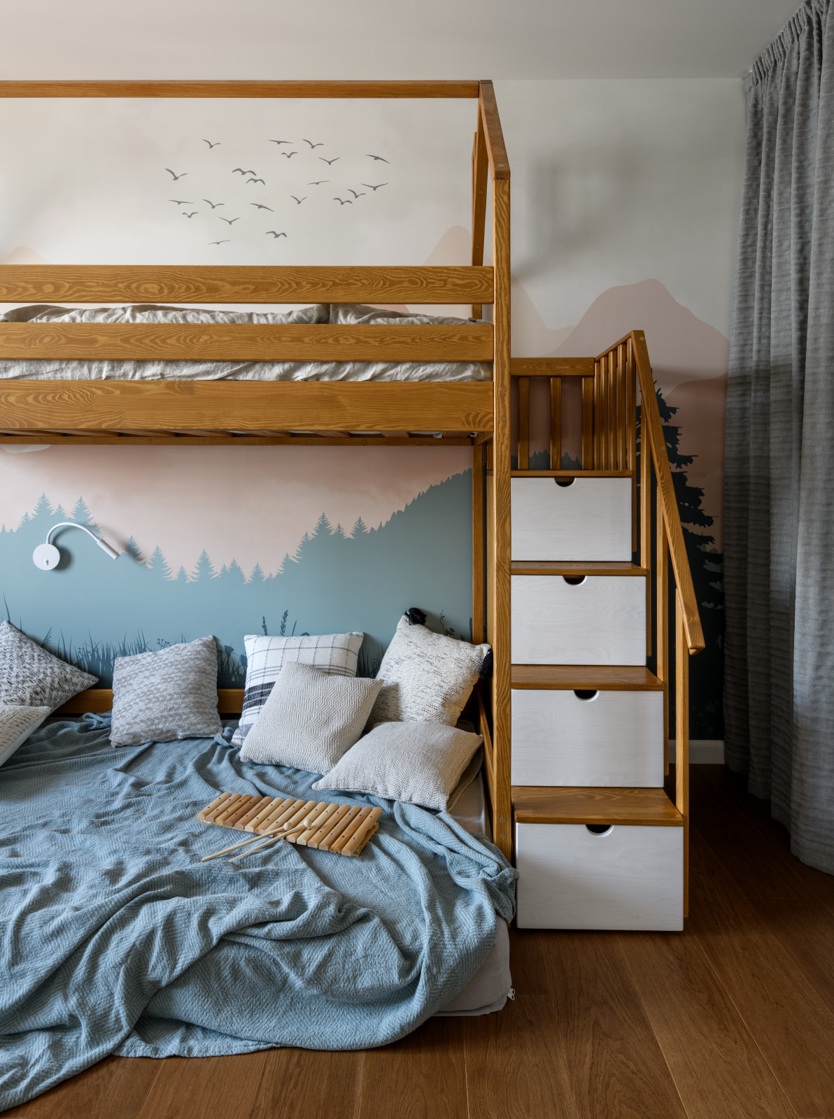 Деревенский сканди в городской квартире