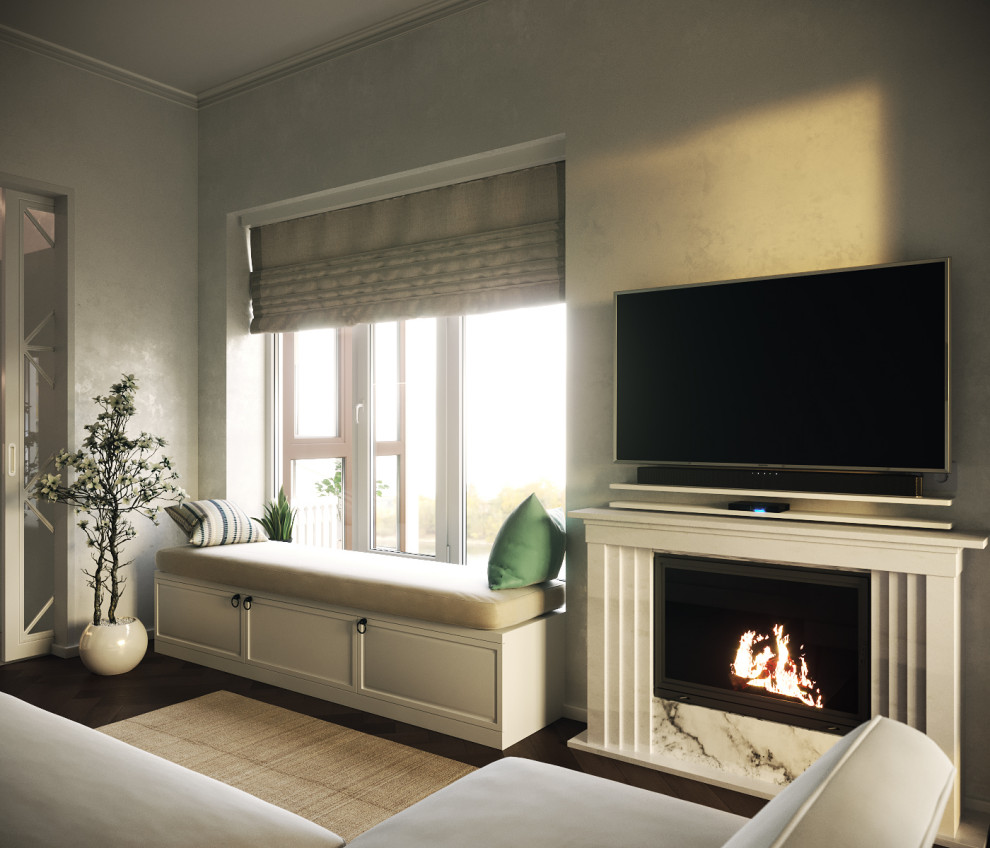 Дизайн интерьера двухкомнатной квартиры 73 м2