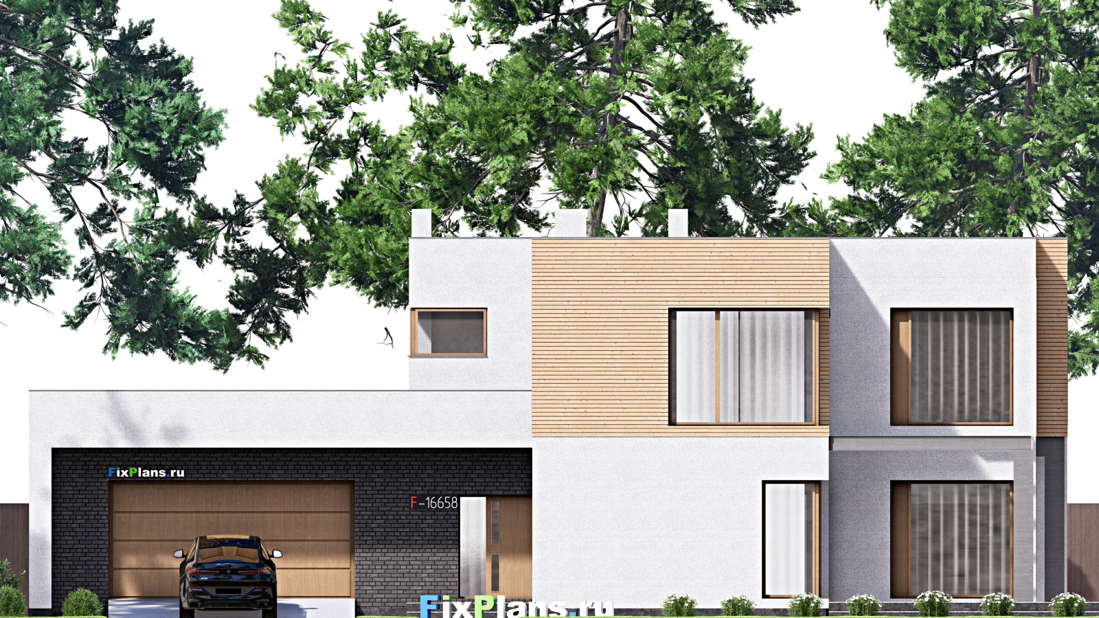 Проект двухэтажного дома 16х24 м S333м2 F-16658