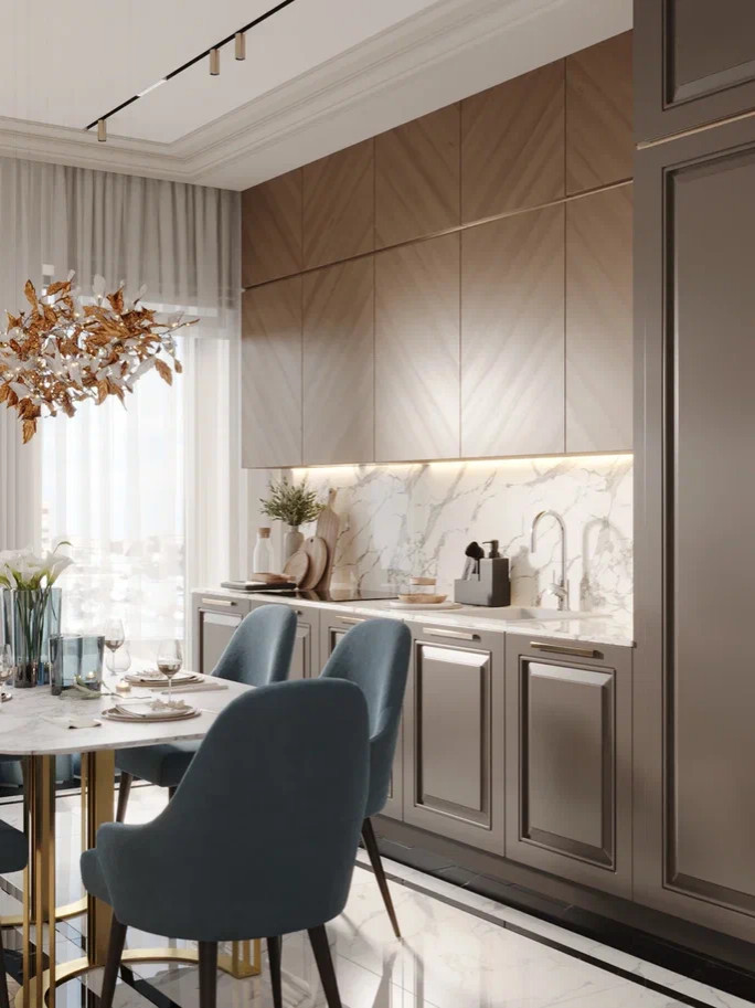 Элегантная квартира с волшебной детской комнатой