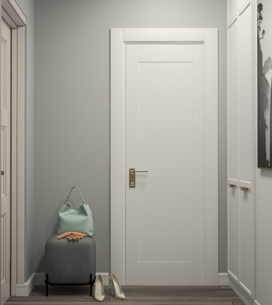 Дизайн - проект однокомнатной квартиры 38 кв.м. г. Москва