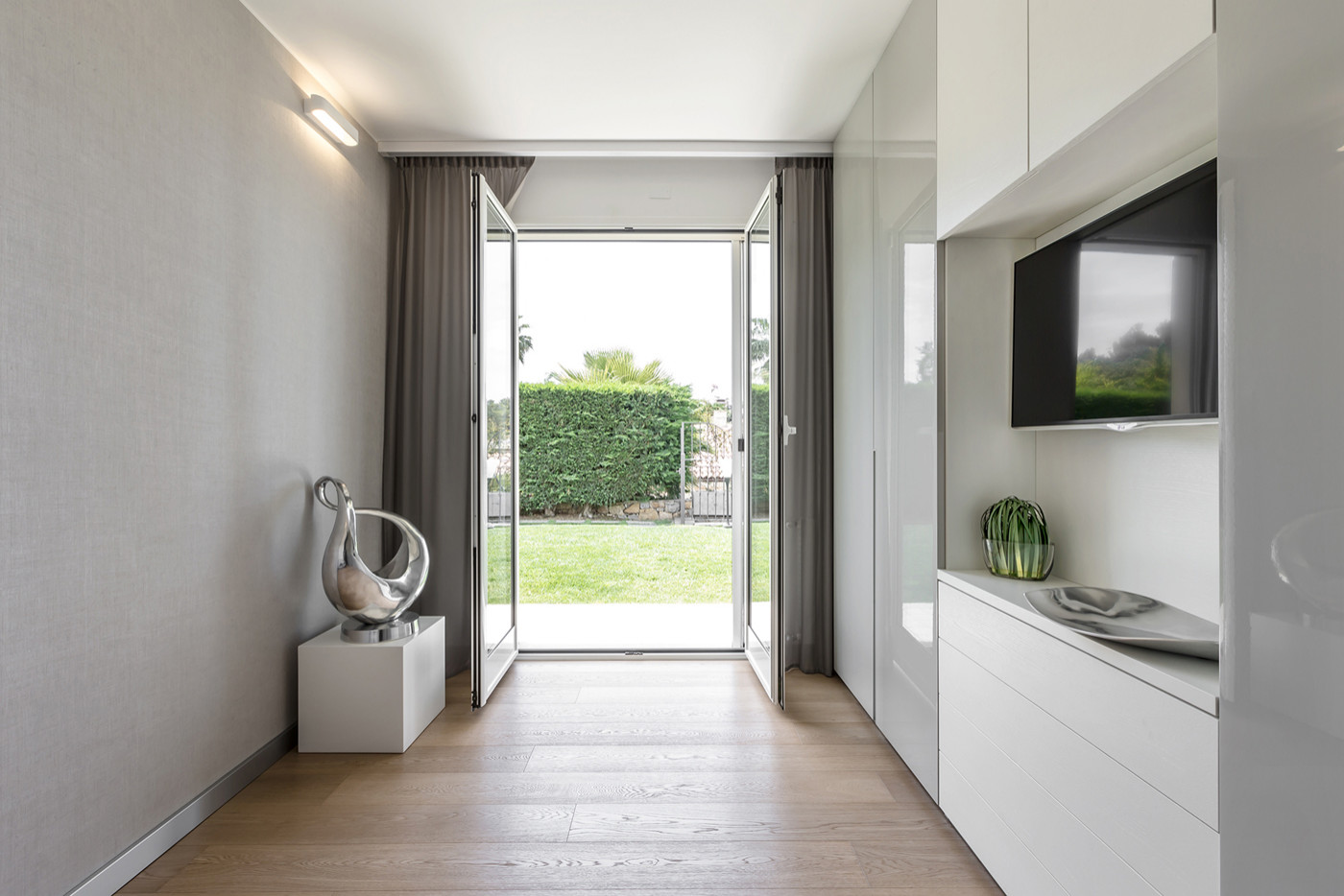 Contemporary interior of villa on Cote d'Azur.