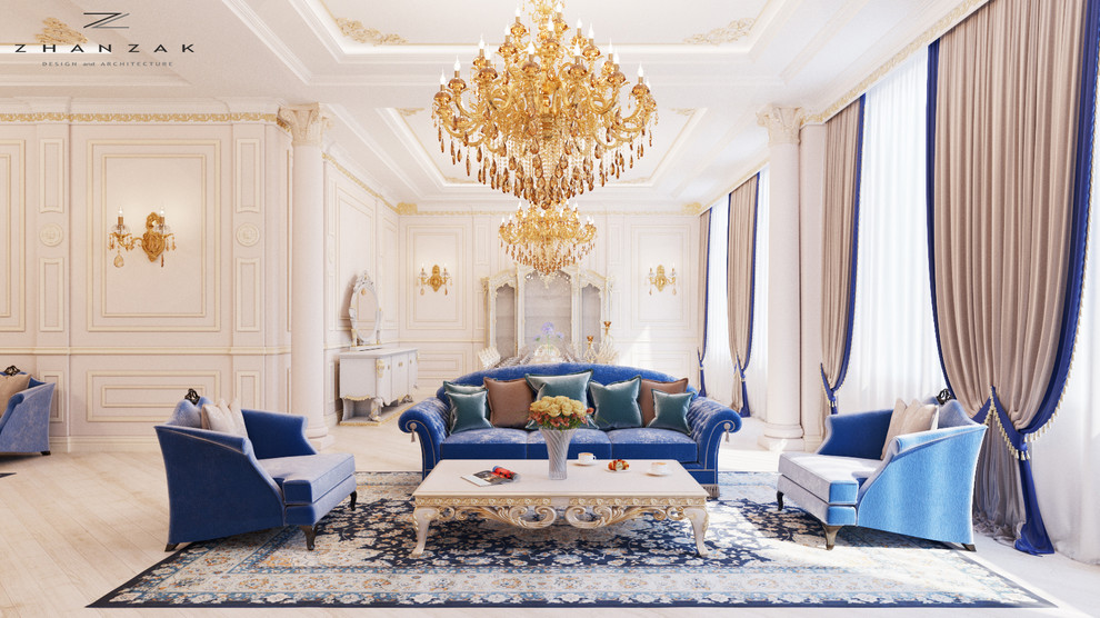 Обложка проекта: Проект гостинной в элитной квартире г. Атырау