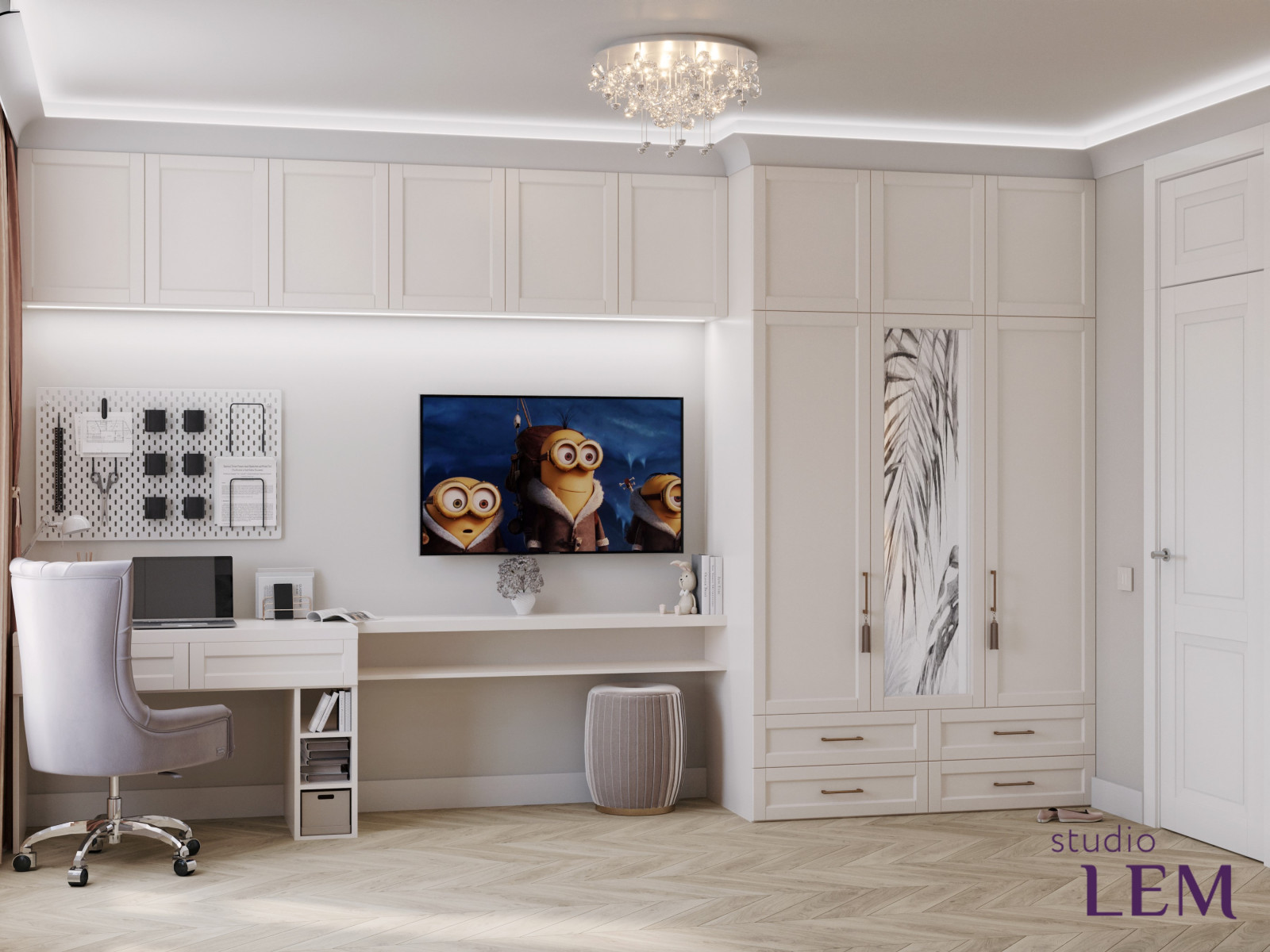 Современная классика; Новостройка в Москве; 70 м2