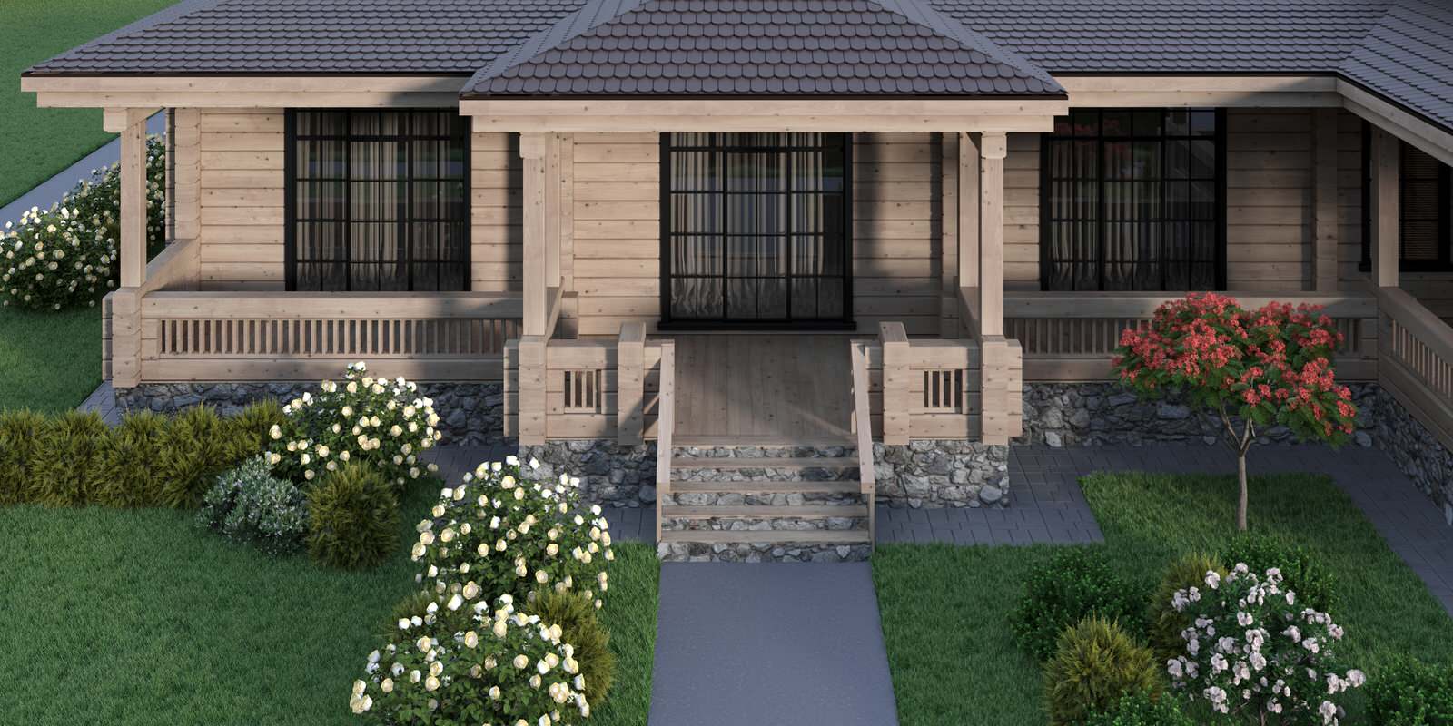 Загородный дом в стиле шале