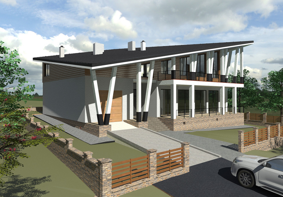 Обложка проекта: Коттедж в Красной Поляне