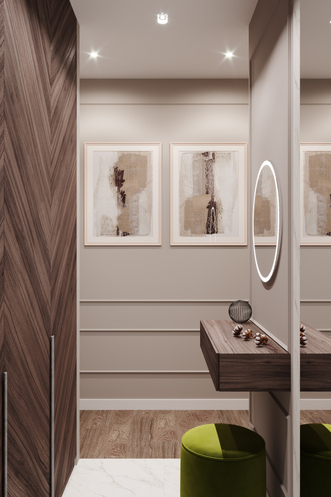 Квартира 73 кв. м. в современном стиле Новочерёмушкинская 17