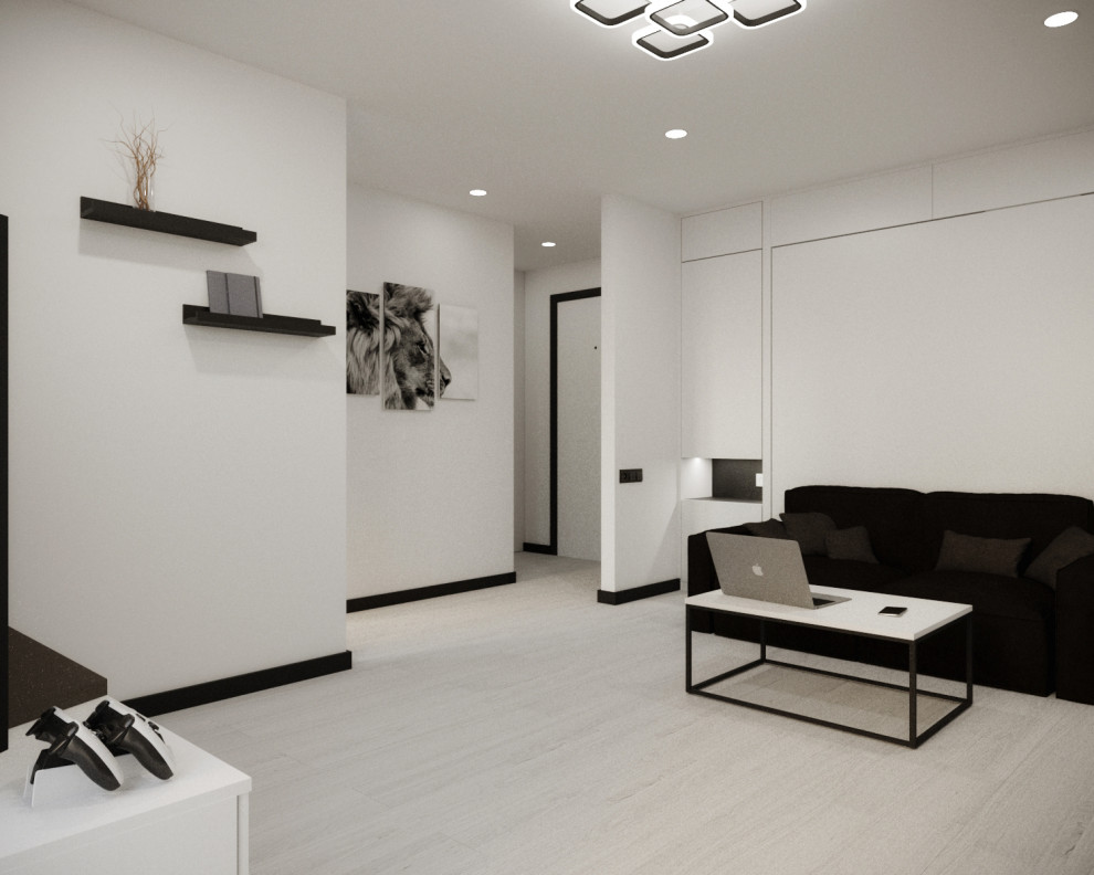 Обложка проекта: Проект для молодого человека-спортсмена в стиле "White minimalism"