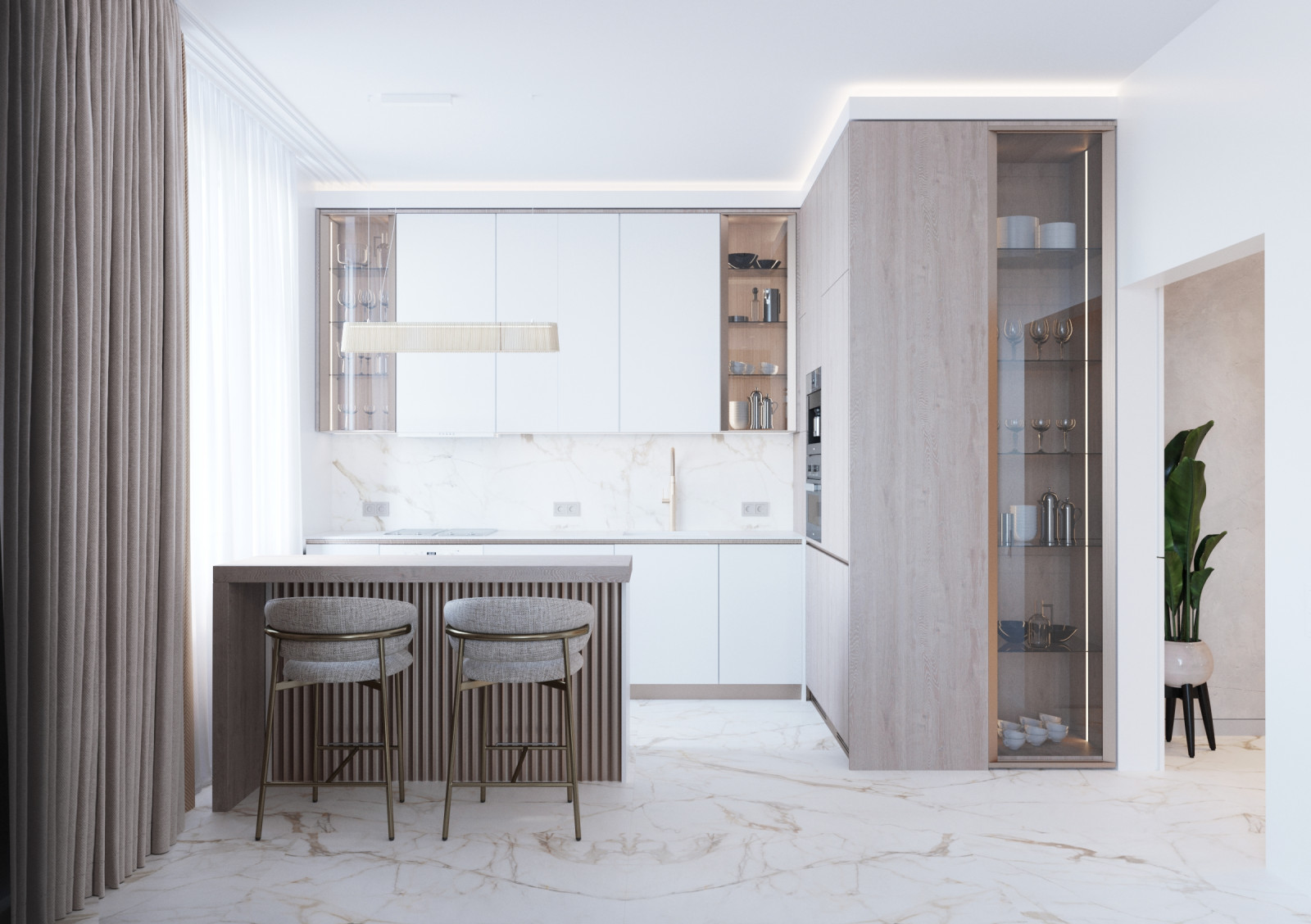 Квартира 120 м² в ЖК «Граф Орлов»
