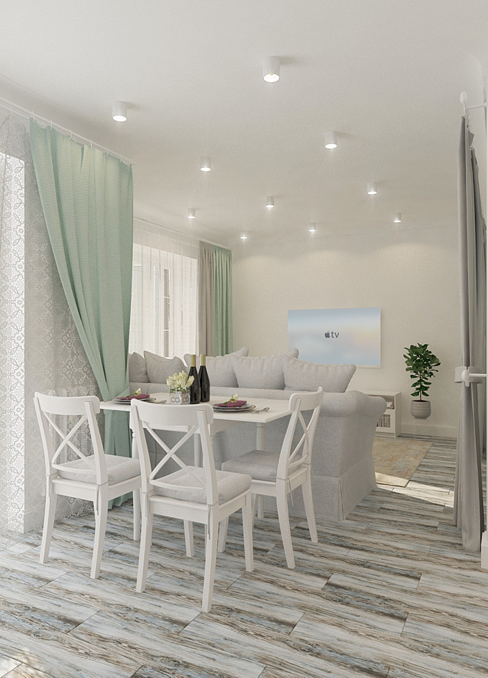 Дизайн-проект однокомнатной квартиры г. Тверь ул. А. Невского