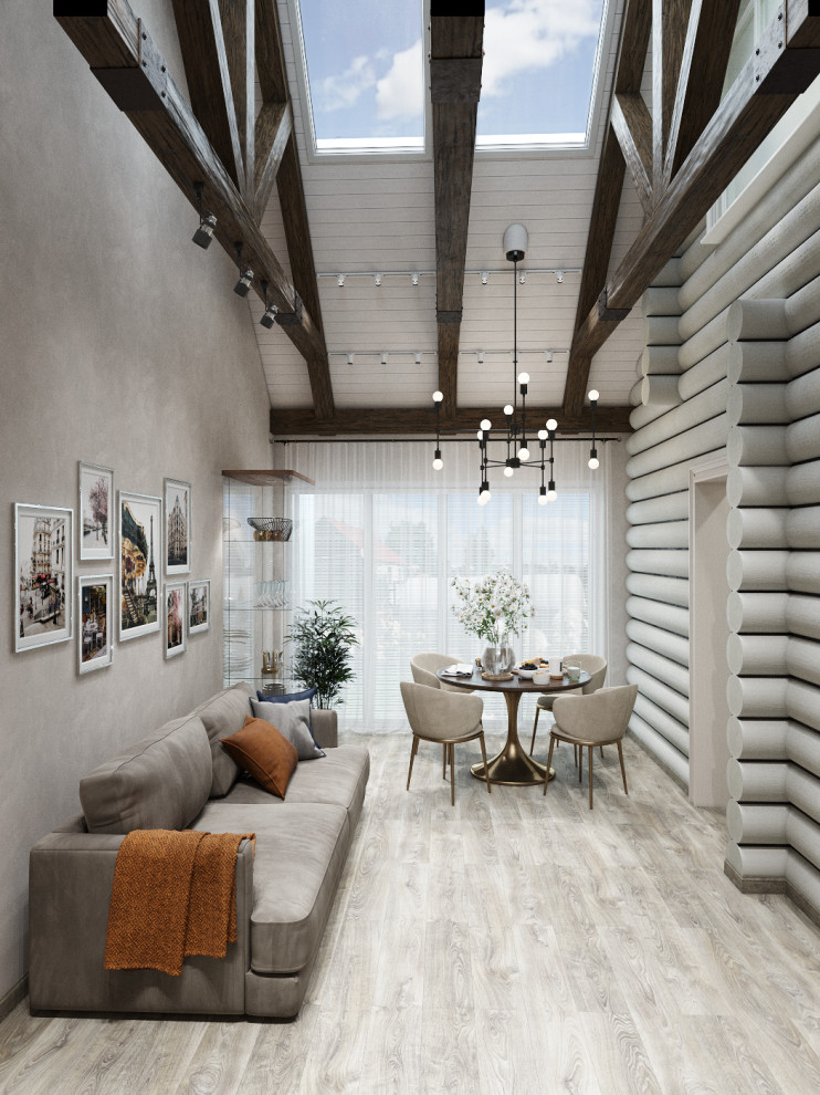 Гостиная и столовая зона