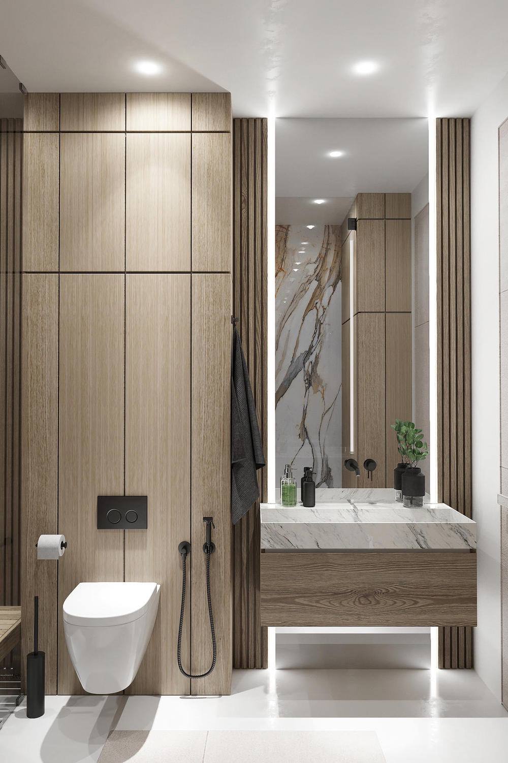 Современный дизайн проект и дизайнерский ремонт в ЖК «Русский Дом» — 170 метров