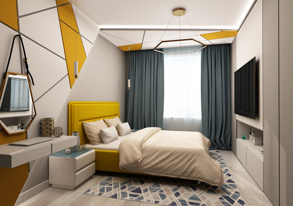 Дизайн в мкр. Хороший, Калуга (двушка, спальня)