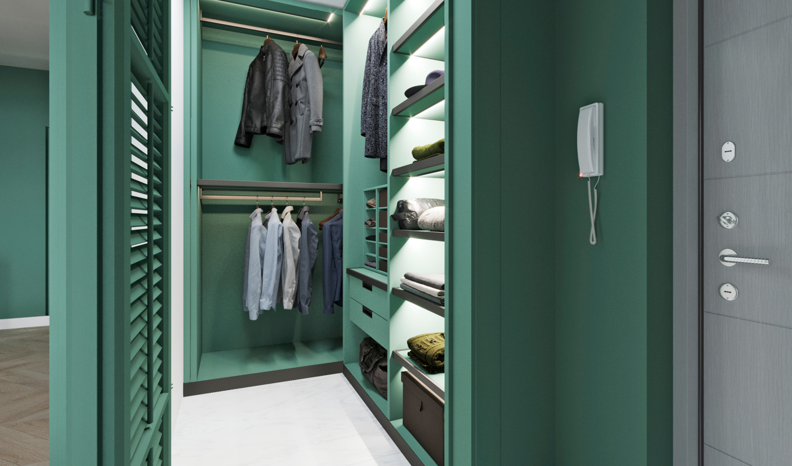 Квартира с яркими акцентами