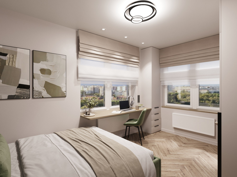 Дизайн-проект - Евротрешка 66 м2 для молодой многодетной семьи