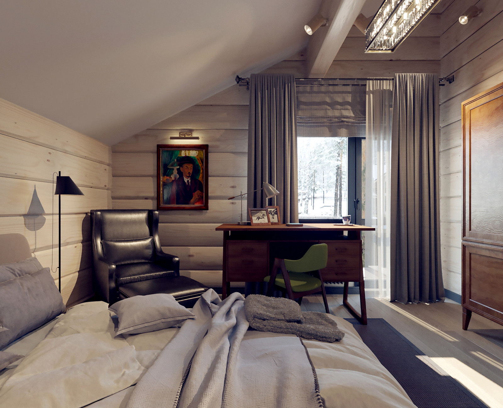 Дом на Урале визуализации