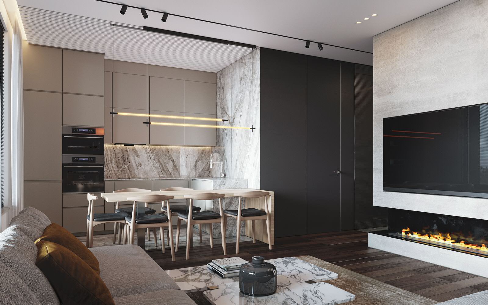 Интерьер ЖК Futurist "Место силы"