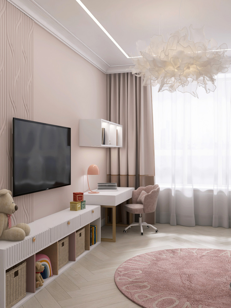 Обложка проекта: Проект детской 17м2 для девочки