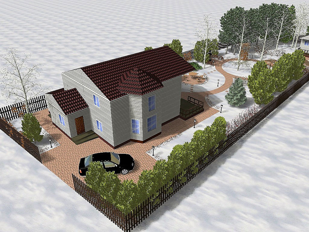 3d-визуализация "Васильевка"