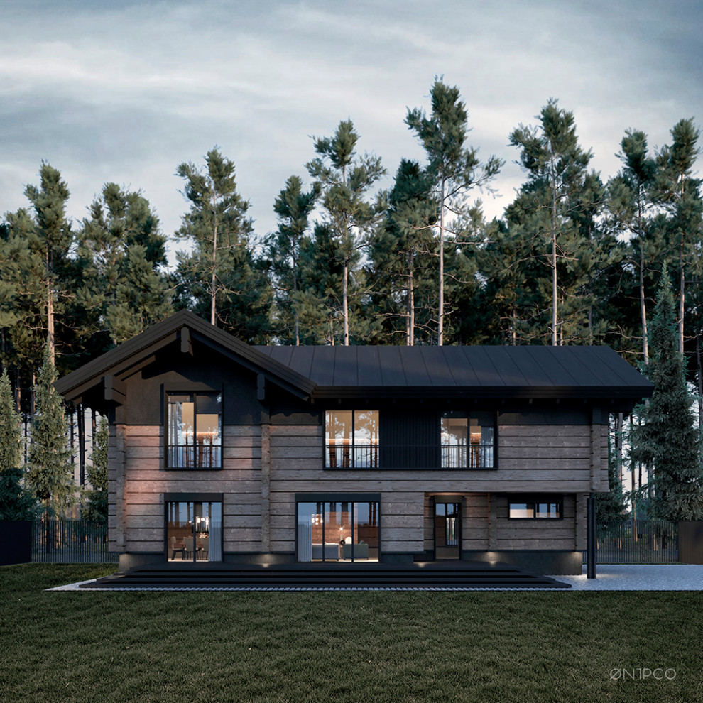 Дом из лафета / 220 м.кв