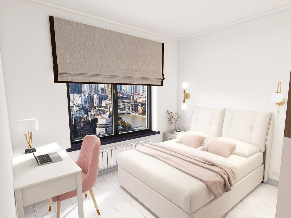 Обложка проекта: Дизайн-проект квартиры-студии с отдельной спальней (евродвушка)