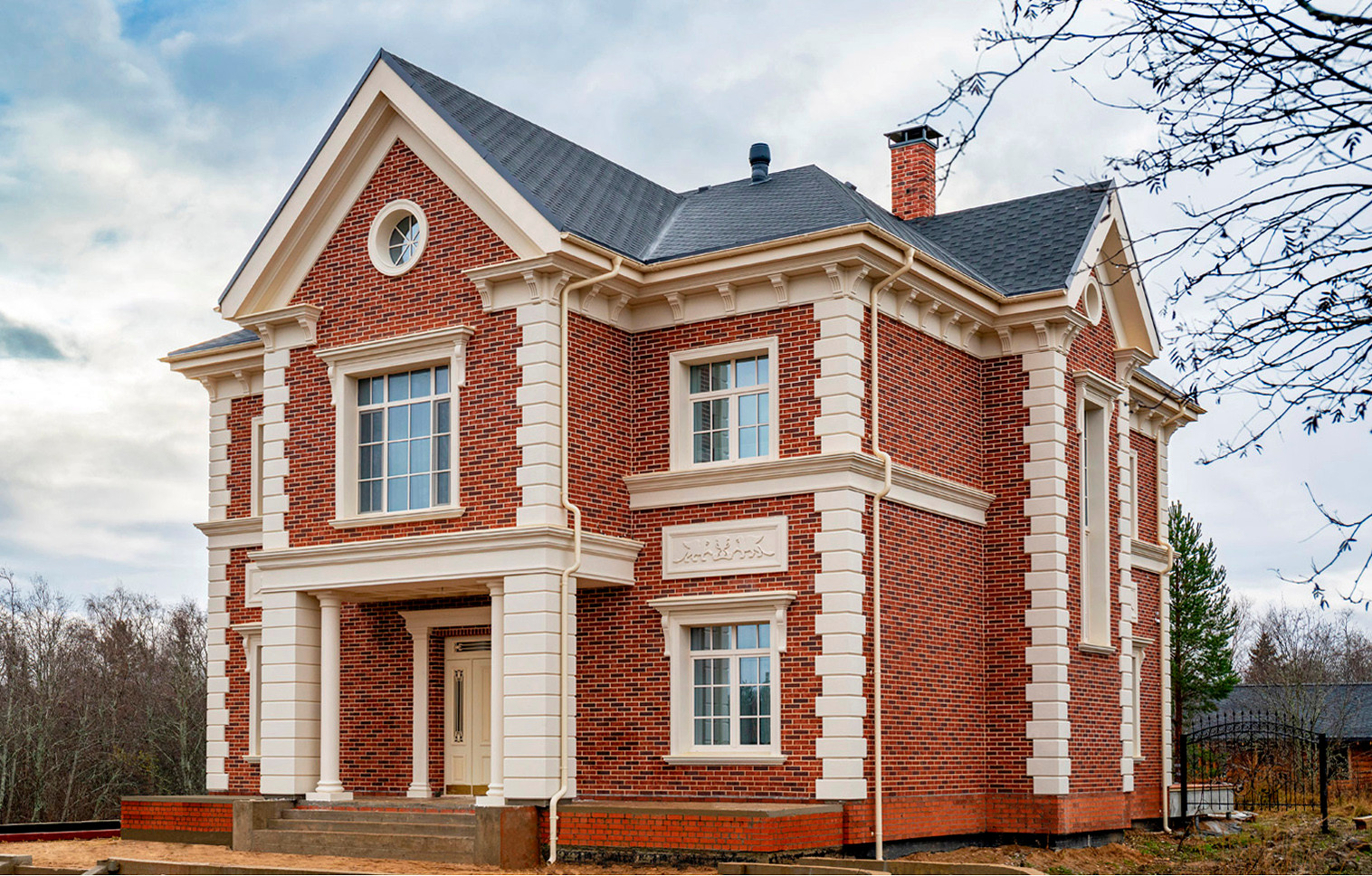 Проект фасадов дома в Удальцово