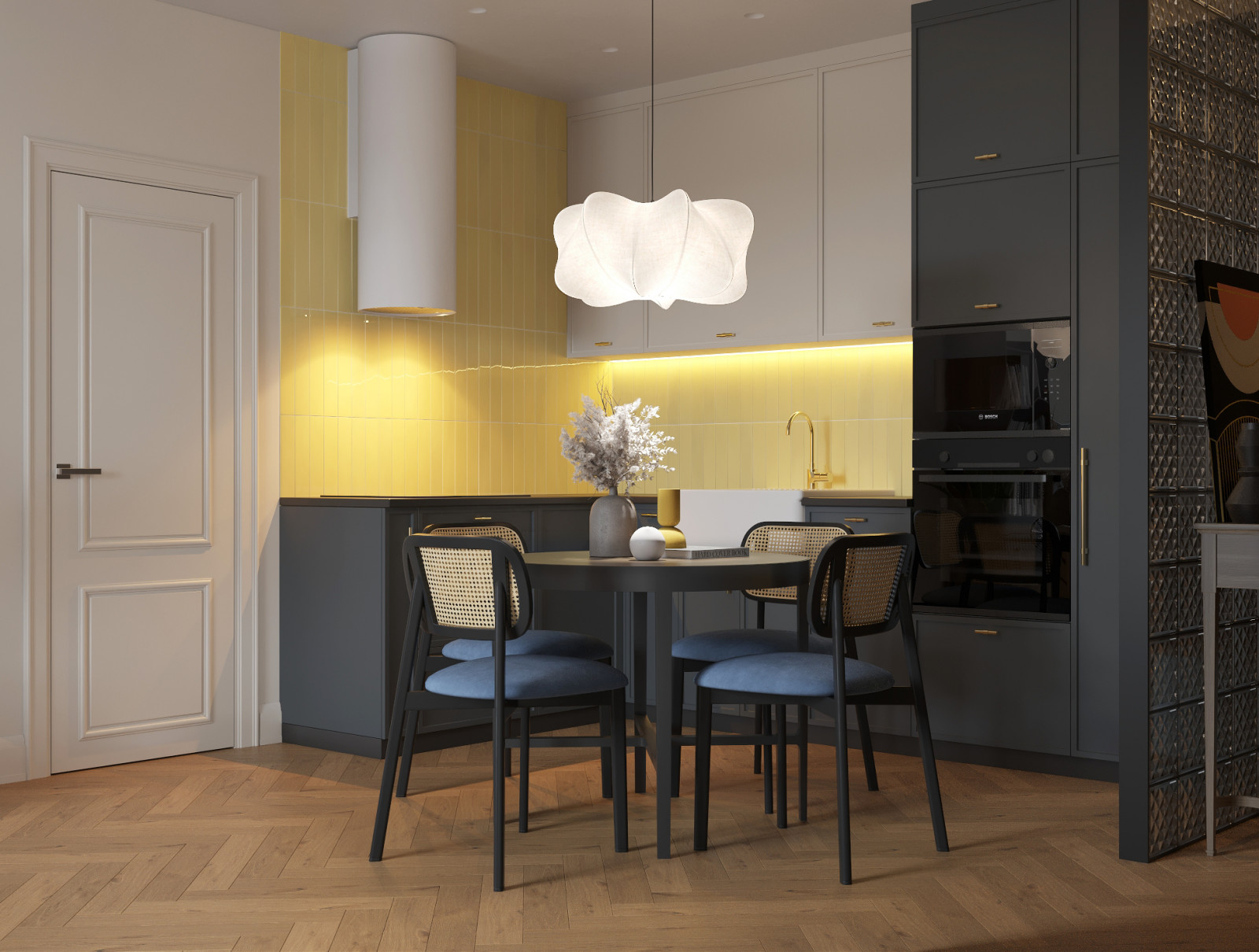 Интерьер с элементами винтажа