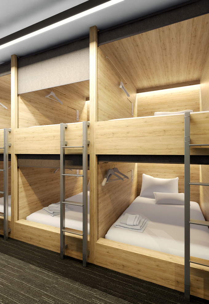 Капсульный отель-хостел