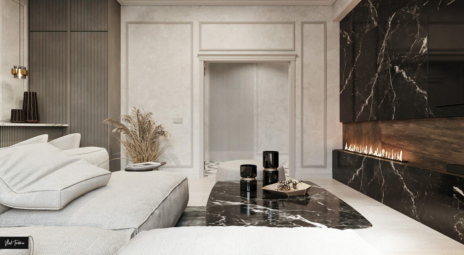 Квартира в современном стиле. ЖК На Московской.