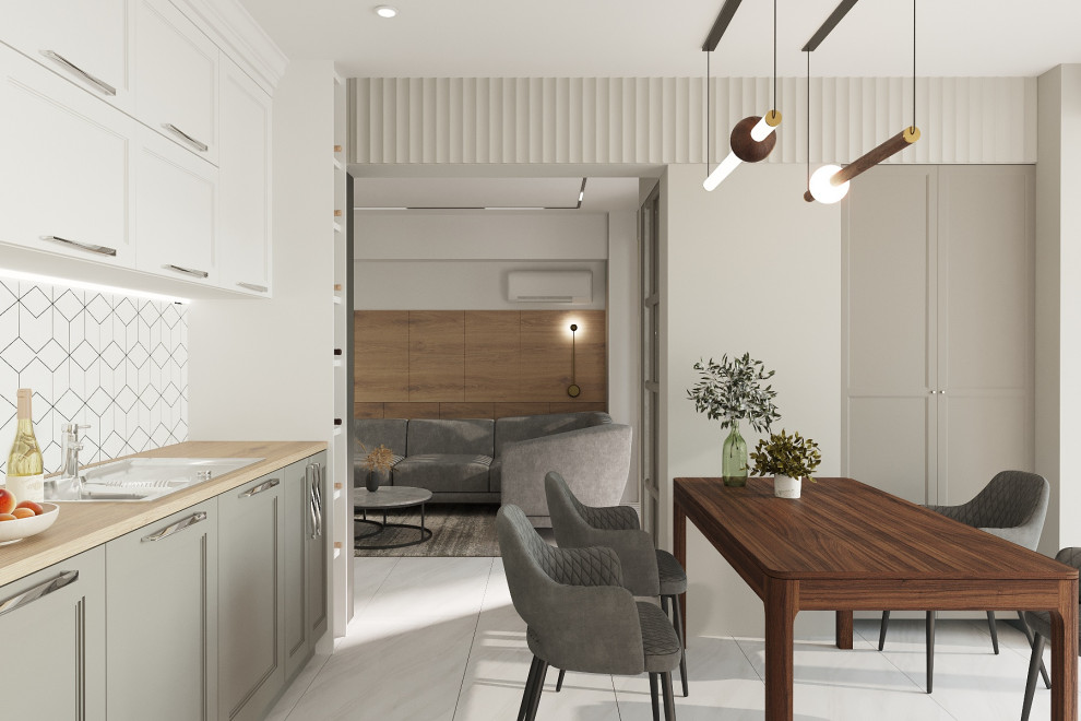 Уютная и светлая квартира с видом на реку для молодой пары