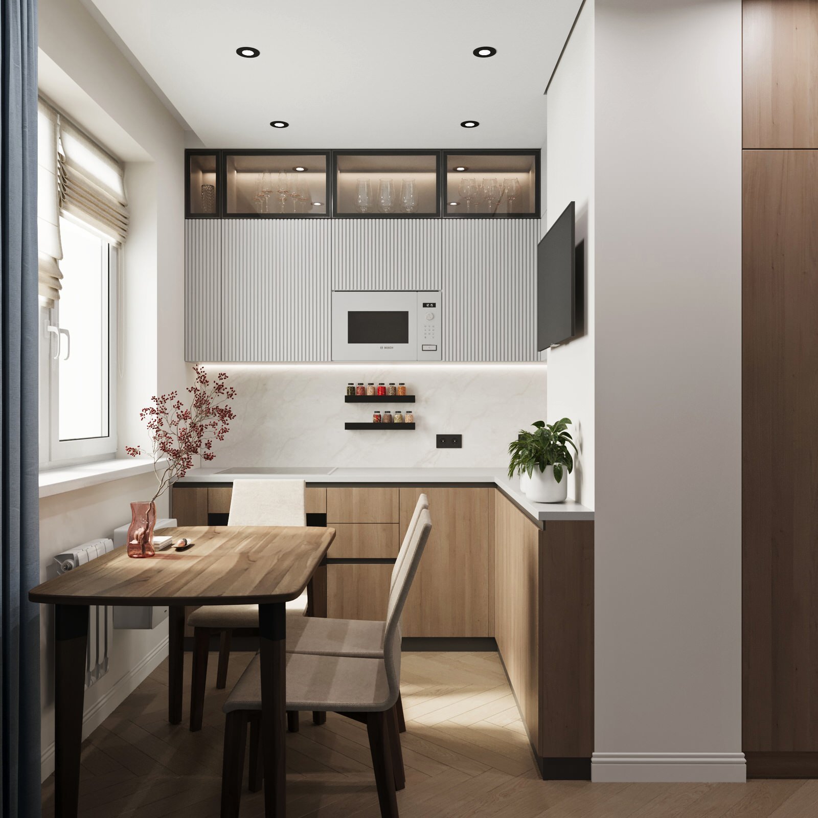 Дизайн квартиры во вторичном фонде, Кантемировская, Москва