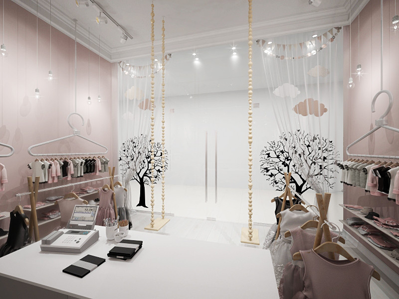 Обложка проекта: "FI-Fi" бутик детской одежды 3D