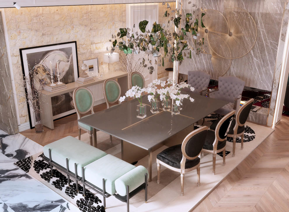 Особняк Алексея Ягудина и Татьяны Тотьмяниной. Столовая