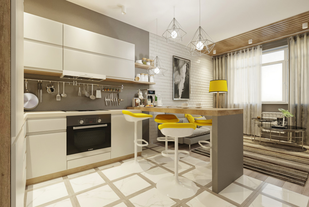 Дизайн интерьера 48 кв/м