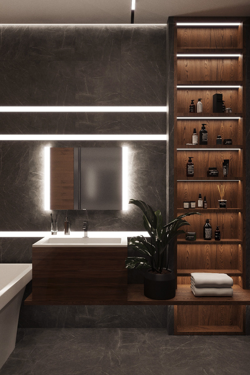 Проект ванной комнаты