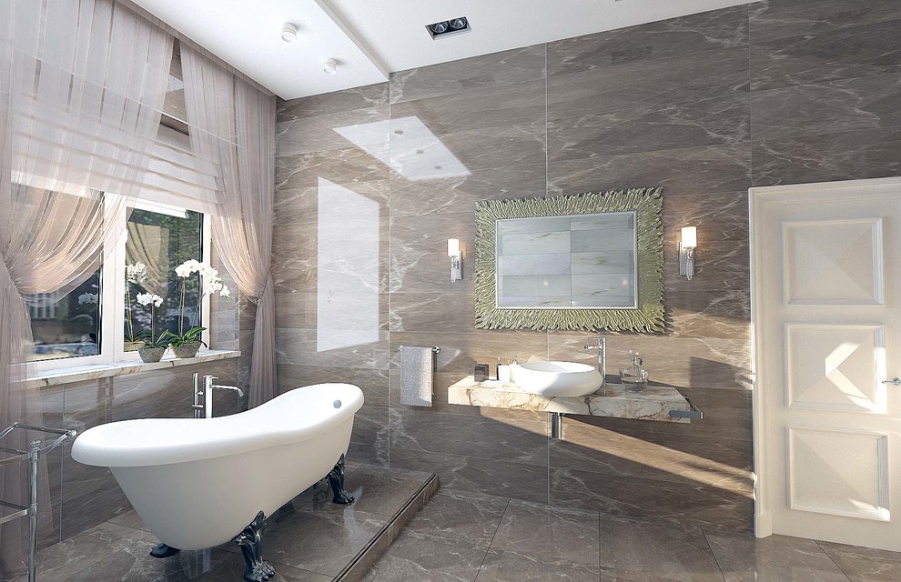 Дизайн проект дома с элементами классики