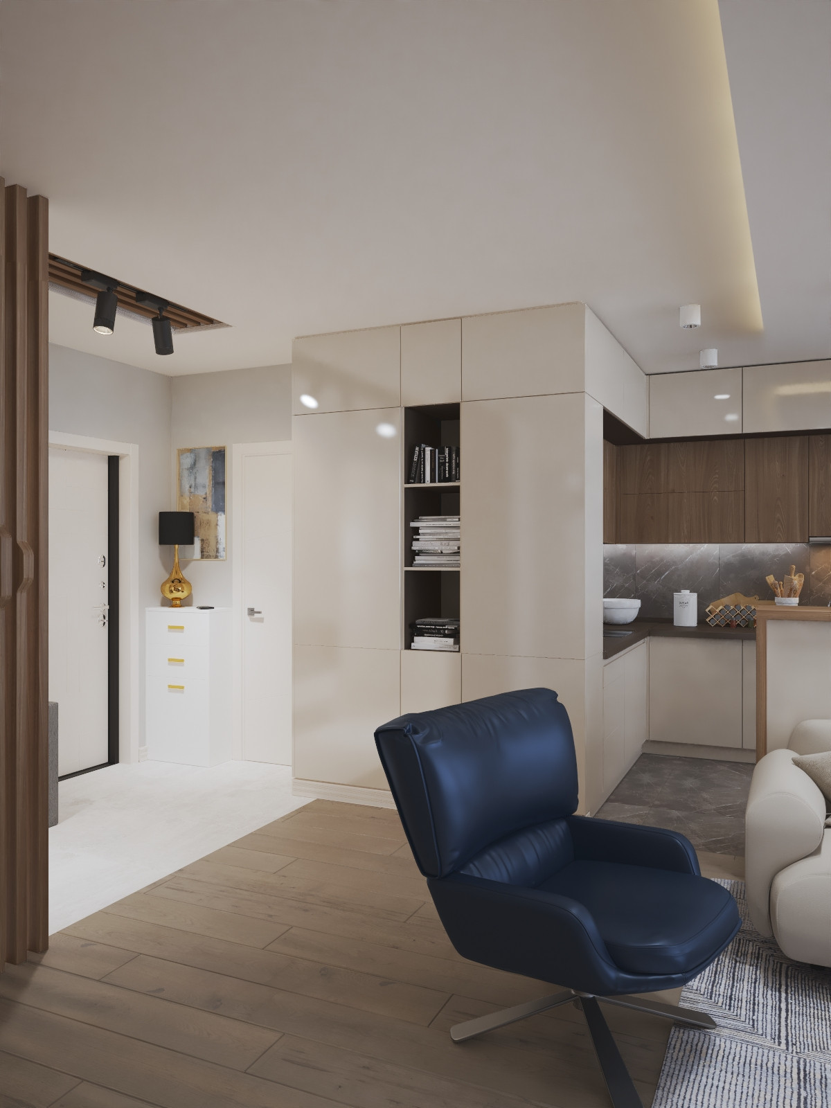 Трехкомнатная квартира №2 / Чебоксары / 2020 год