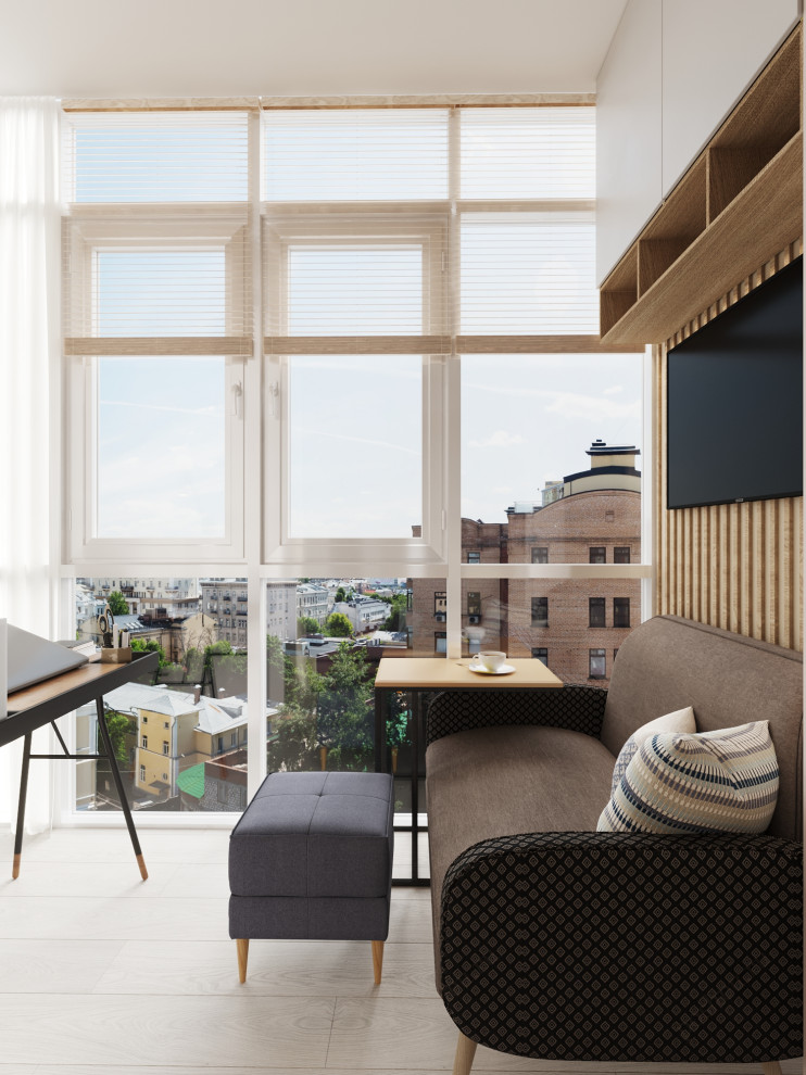 Проект №4 Лоджия с панорамным остеклением