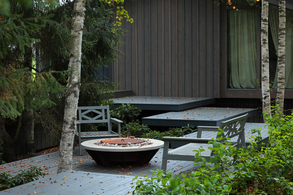 Частный сад в КП "Снегири". Осень.