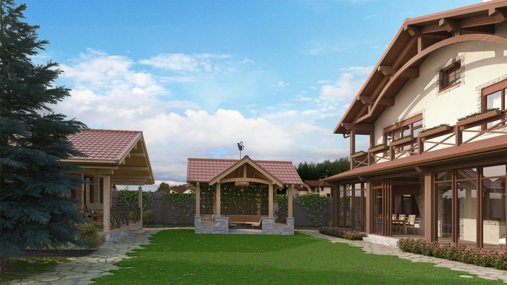 Индивидуальный загородный дом с участком