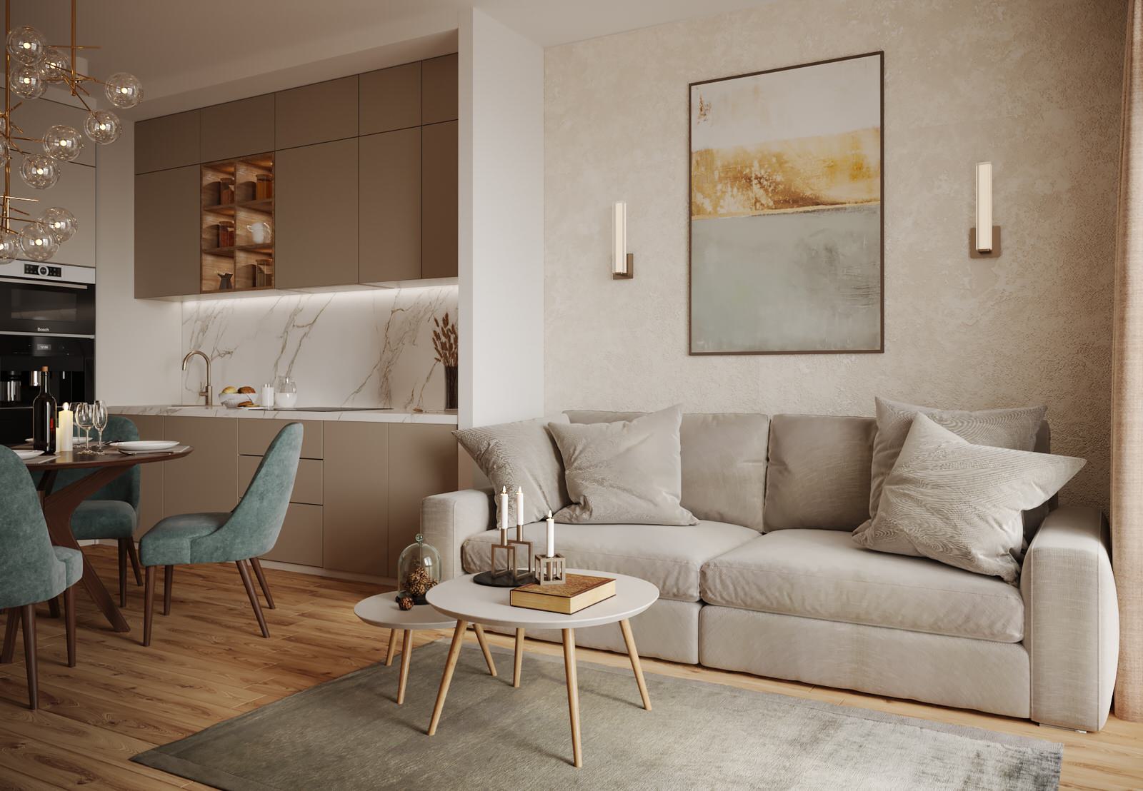 ЖК «LENINGRAD» 50м2., проект 2020г.