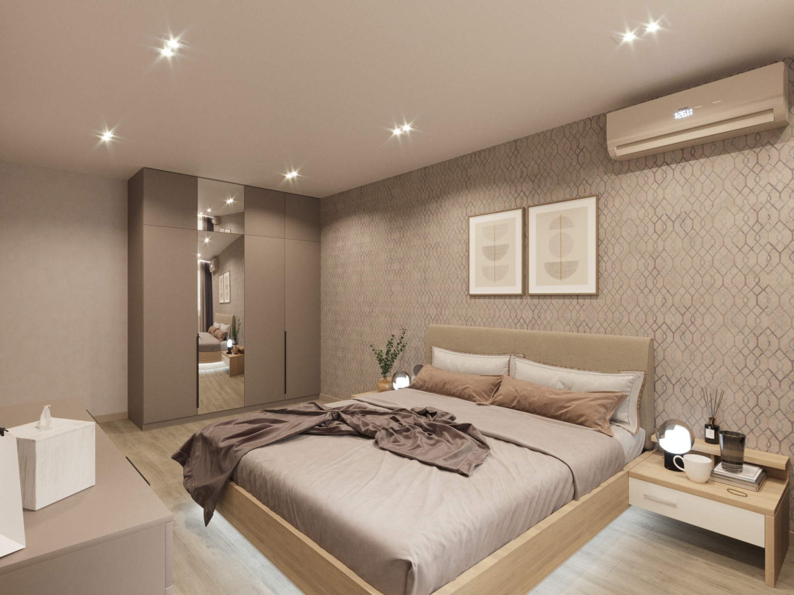 Дизайн проект трёхкомнатной квартиры