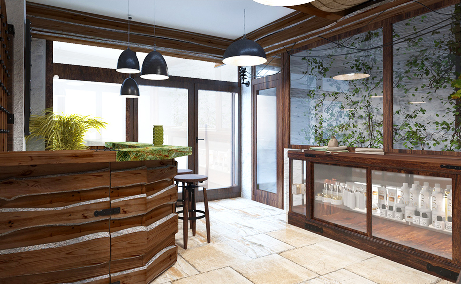 Банный комплекс - входная группа