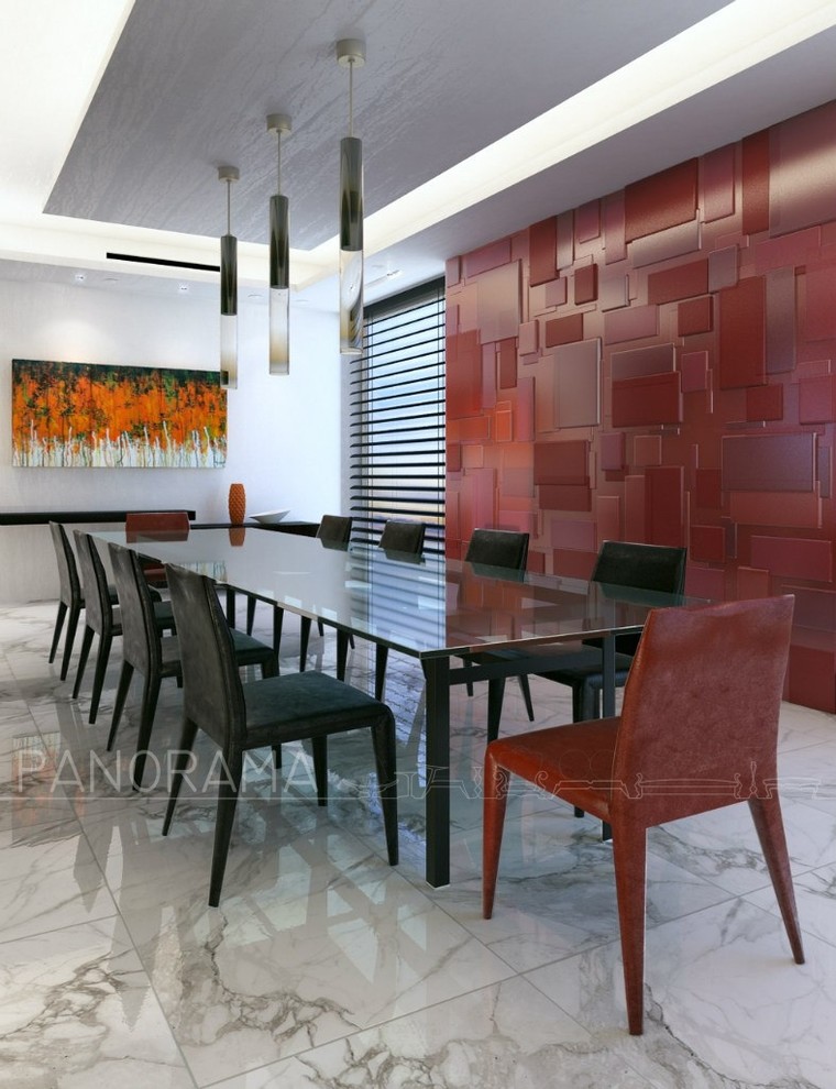 Проект гостиной-столовой, S - 135, 7 кв.м.