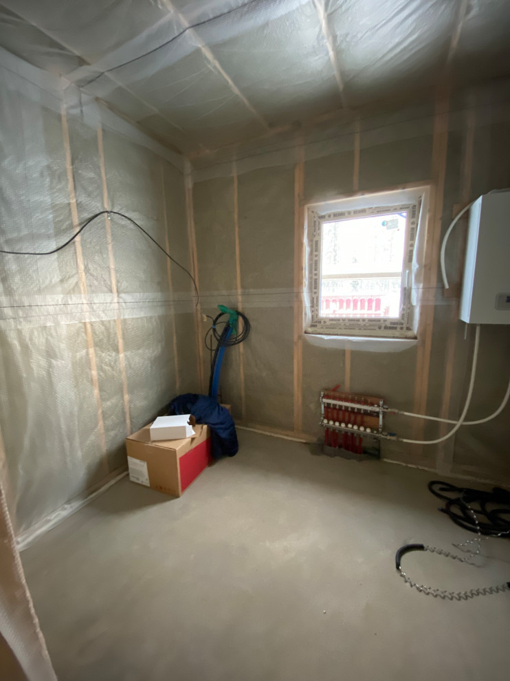 Новый проект дом в "Агалатово Экопарк". Фотографии "до"