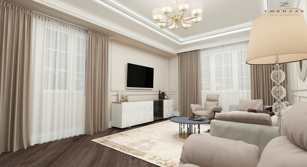 Обложка проекта: проект гостиной в квартире