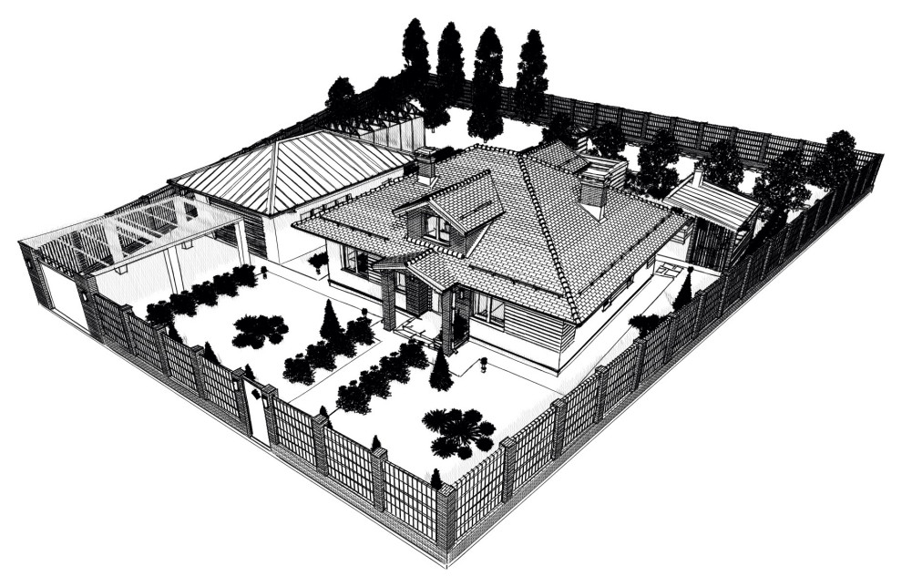 Эскизный проект благоустройства участка 1